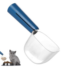 Pet Food Scoop Cats Measuring Cup Clear 1 Cup Portion Control Serving Spoons Blue For Dogs And Cats