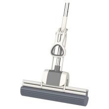 Roller Sponge Mop Lightweight Handheld Multifunctional Squeeze Mop With Soft Sponge Material For Home Office Cleaning