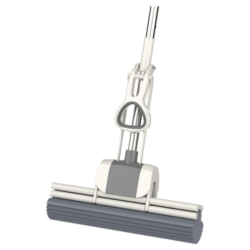 Roller Sponge Mop Lightweight Handheld Multifunctional Squeeze Mop With Soft Sponge Material For Home Office Cleaning