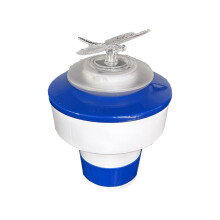 Automatic Chemical Dispenser Holder Solar Light Floating Pool Dispenser For Large And Small Pools Hot Tubs Easy Opening