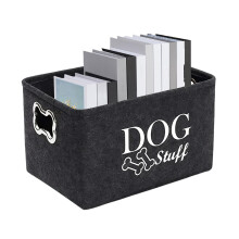 Dog Toy Basket Large With Handle Dog Toy Organizer For Storing Toys And Accessories Cat Toy Basket Container Home Decor