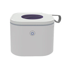 UV Retainer Cleaner Case UVC Mouth Guard Cleaning Container Portable Storage Box For Retainers 4.33 X 4.33 X 3.26 Inches