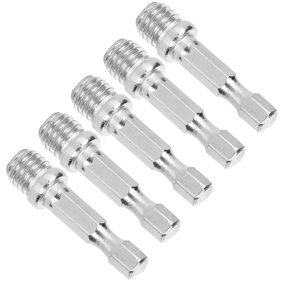 M10 Drill Connecting Rod Screw Shaft Disk Conversion Stick For Electric Drills 5 Pieces-image-OPC-PMBRNHH-NEW