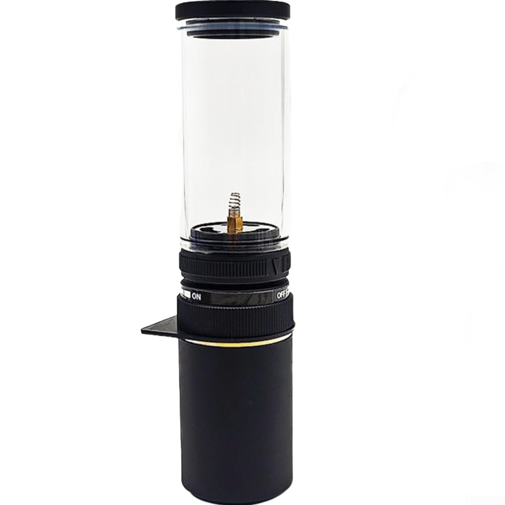 Portable Windproof Gas Lantern For Camping Hiking Fishing Butane-Fueled Outdoor Light Green With Gas Box-image-OPC-PMBRNNY-NEW