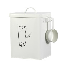 Pet Food Storage Bucket Airtight Canister Sealed Container For Dog Cat Snacks And Dry Food Large Capacity
