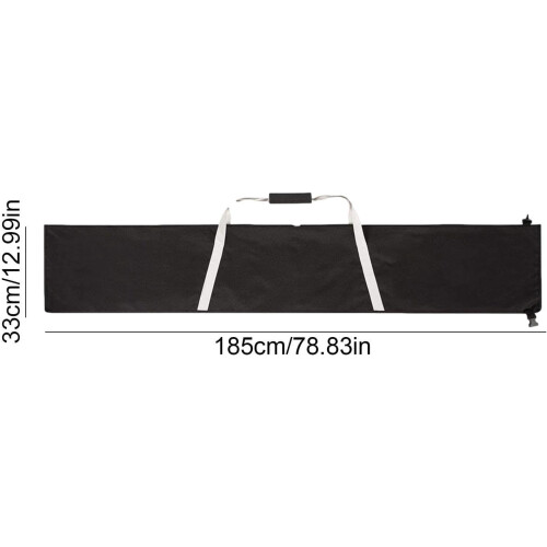 Ski Storage Bag Waterproof Carrier, Adjustable Snowboard Protection, Snowboard Organizer With Handle 2