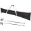 Ski Storage Bag Waterproof Carrier, Adjustable Snowboard Protection, Snowboard Organizer With Handle 5