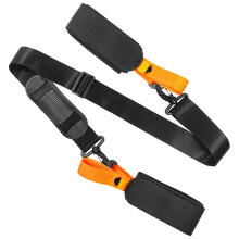 Ski Pole Carrier Adjustable Size S Shoulder Strap Fixed Skid Anti-Slip Pad
