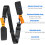 Ski Pole Carrier Adjustable Size S Shoulder Strap Fixed Skid Anti-Slip Pad 4