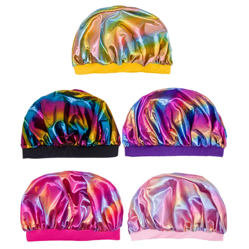 10 Sztuk Kolorowe Czepek Do WłOsóW Z Elastyczną Gumką Na-image