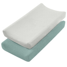 Set Of 2 Cotton Chair Sheets For Baby Pram Soft Cradle Bedding Covers Wrap Covers Nappy Changing Pillow Covers