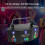 Disco Light 9-Eyes RGB Stage Strobe Light Red Green Blue With Cooling Sound Active Auto Mode Remote Memory Function 3