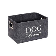 Dog Toy Organizer Bin For Dog Apparel And Accessories Pet Storage Bin For Toys And Clothes
