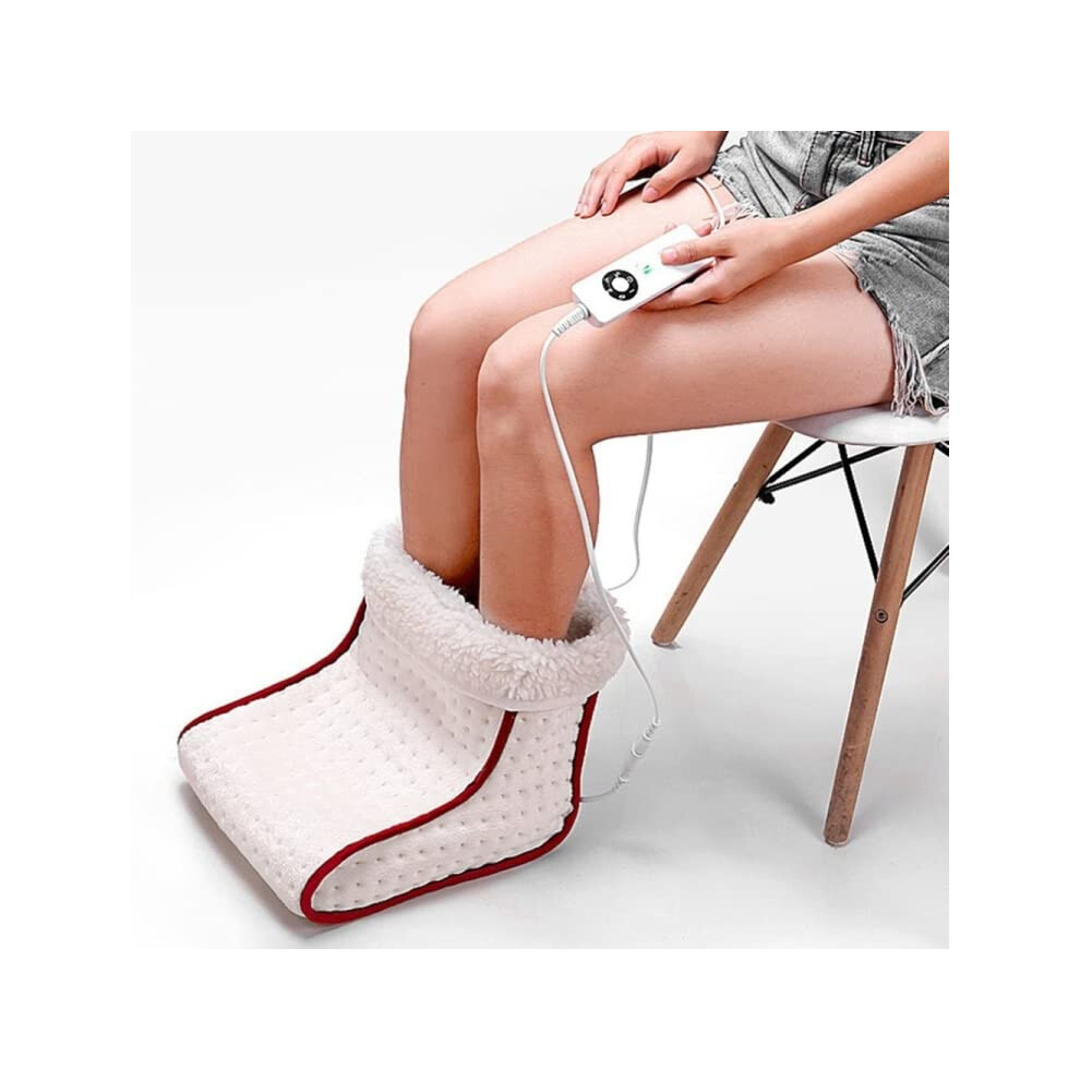 Foot Warmer with Massage, 5 Modes, 2 Heating Therapies, Heated Cushion For Foot And Full Body, Cosy Feet For Women Men
