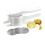 Plastic Potato Ricer Masher With 3 Interchangeable Stainless Steel Discs White 1