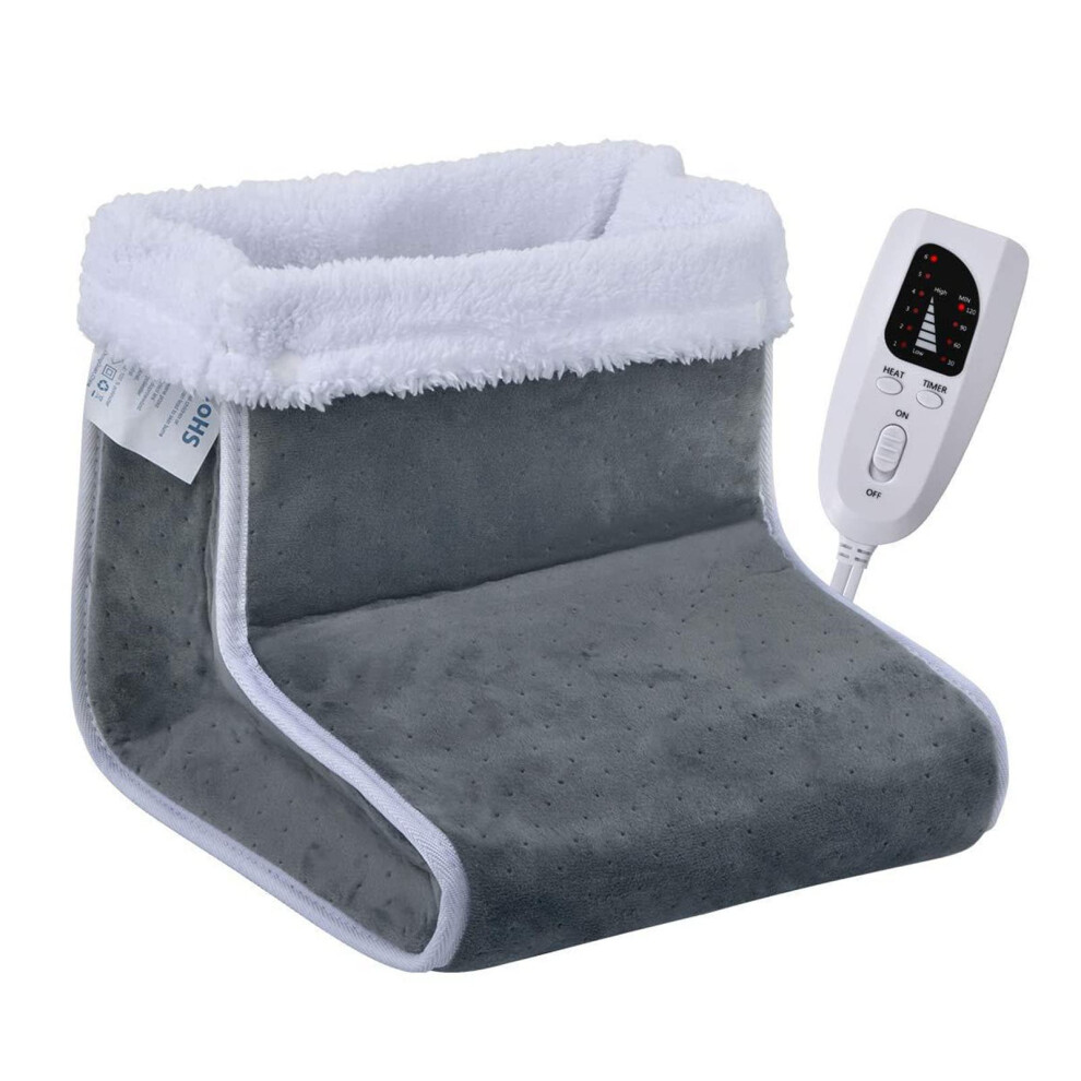 Heated Foot Warmer Detachable Comfy Fleece Lining, Constant Temperature, For Bed Office Dormitory