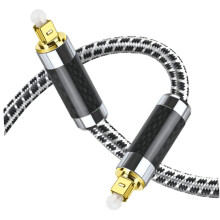 Optical Audio Cable Fiber Optic SPDIF Cable For Soundbar, Male To Male, Digital Audio Cord, No EMI, High Fidelity