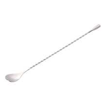 Stainless Steel Cocktail Bar Spoon Twisted Stirring Stick, Ergonomic Grip, Dishwasher Safe Bar Tool For Mixing Cocktails