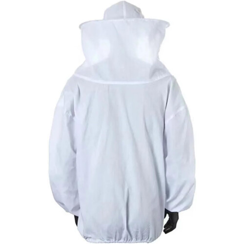 Beekeeping Suit White Cotton Protective Beekeeping Gear Siamese Defend Bee Suit 1