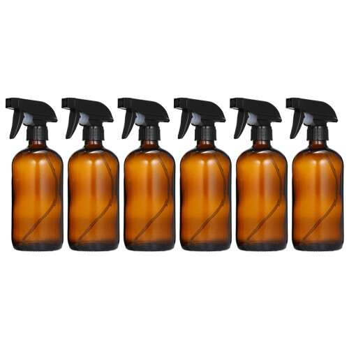 6 Unidades Frasco Marrom com Vazio 500 Ml