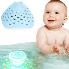 LED Fish Pattern Pool Light 165g Battery Operated Floating Light ABS LED Lamp 4 Colors 6 Modes Garden Pond Water Decor