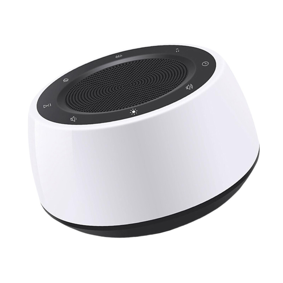 Noise Machine Timed Shutdown Sleep Sound Machine For Baby And Adults Nursery Office Travel White