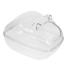 Plastic Hamster Sand Bath Box Compact Lightweight For Small Pet Bathing Including Hamster And Chinchilla