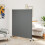 Outsunny Outsunny Garden Screen with Wheels, 6ft Rolling Privacy Room Divider, Dark Grey 1
