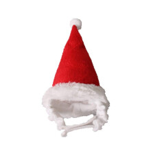 Santa Hat For Small Pets Christmas Head Accessory For Chinchilla Kitten Puppy Repti