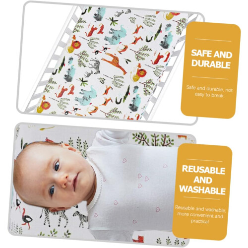 Diaper Changing Table Cover Changing Pad Covers For Girls Crib Size Soft Pattern 2