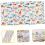 Diaper Changing Table Cover Changing Pad Covers For Girls Crib Size Soft Pattern 2