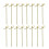 200 Stuks 12 Cm Bamboe Cocktailprikkers Fruit Aperitief Feestartikelen 4