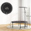 Homcom HOMCOM 40" Mini Trampoline, Rebounder Jumper w/ Adjustable Handle, Black 11