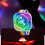 Bouncing Disco Light Compact Portable Suction Cup Rainbow Stage Light Blue Wrist Mount 5