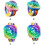 Bouncing Disco Light Compact Portable Suction Cup Rainbow Stage Light Blue Wrist Mount 3
