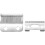 Cordless Hair Trimmer Cutter Replacement 2-Hole Head For Model 1006 Accessory 3