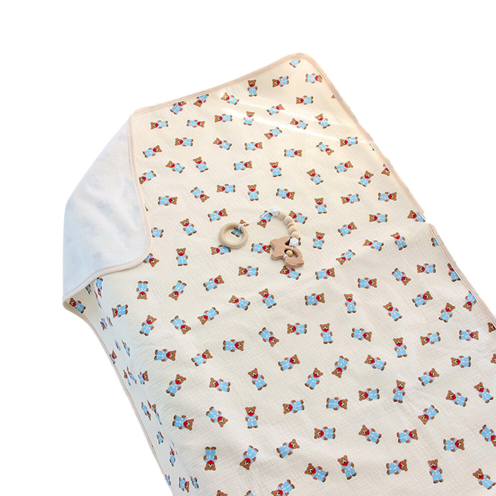 Breathable Infant Nappy Changing Cover Machine Washable Bedding Protector Waterproof Urine Mat For Baby
