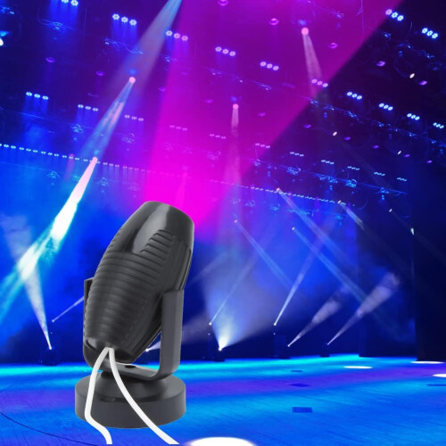 Spot Lights Mini Portable Adjustable Angle Spotlight Indoor Stage Light For Party Wedding Black Shell 2