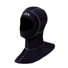 Wetsuit Hood Adults Surf Thermal Hat For Diving Equipment White Seam Size L