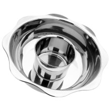 Household Divider Hot Pot Topf Flacher -Geschmack-Topf