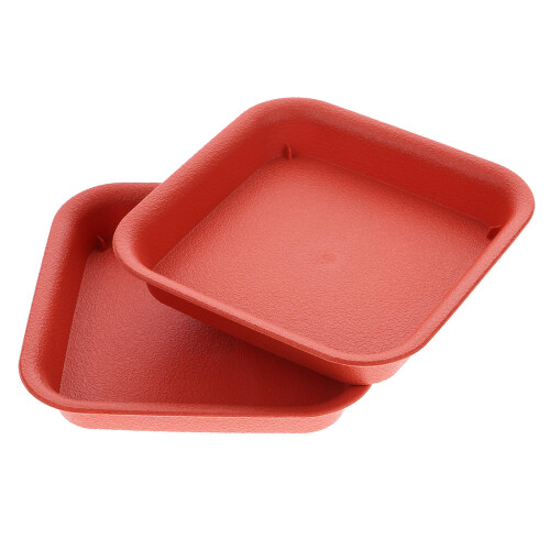 2Pcs Quadrada Plástico Para De S