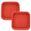 2Pcs Quadrada Plástico Para De S 7