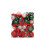 Colorful Unbreakable Christmas Ornament Bulk Pack Including-2 1