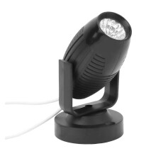 LED Stage Light Mini RGB 3W Crystal Ball, DJ KTV Disco Light, 4.5x8.5cm Blue, IR Remote Sound Activated Projector