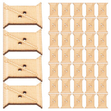 100Stk Holz Garnaufwickelplatten Aufwickelkarte Für Basteln