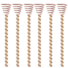 Copper Gardening Stakes Electrogrowing Copper Coil Antennae 6-12 Inch For Plant Growth Garden Tools