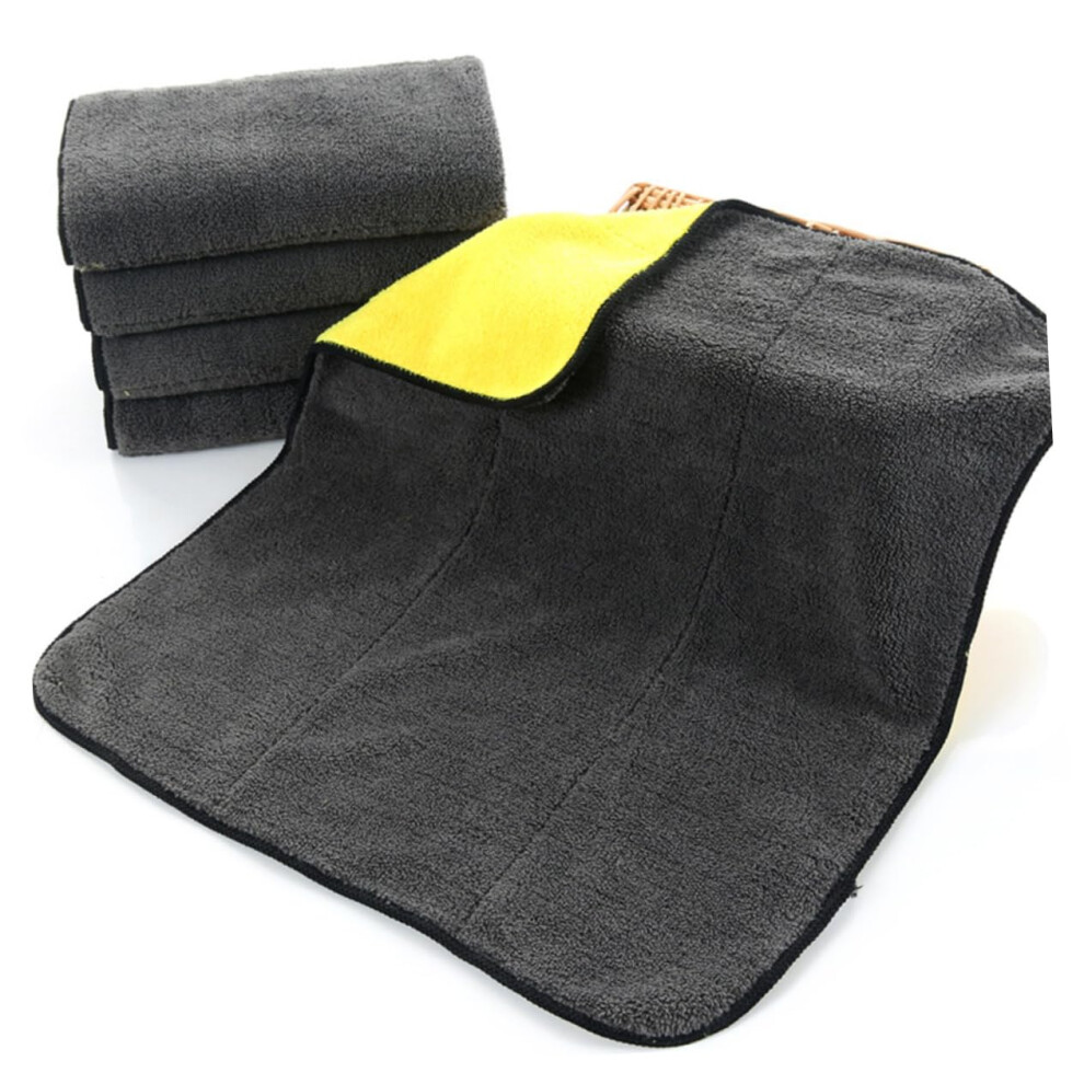 Car Cleaning Cloth 2-Piece Thickened Absorbent Microfiber Double-Sided Towel For Car Wash Cleaning 9016109511812