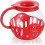Microwave Popcorn Maker Bucket Style Red Silicone Lid Mini Size 5