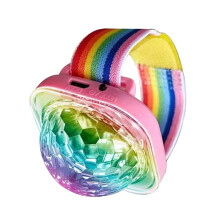 Dance Light Disco Ball LED Stage Light Sound Activated Chargeable USB Bracelet Light Colorful Vibrant Party Event