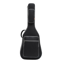 Bass Gig Bag For Electric Bass Guitars With Adjustable Strap And Handle Black